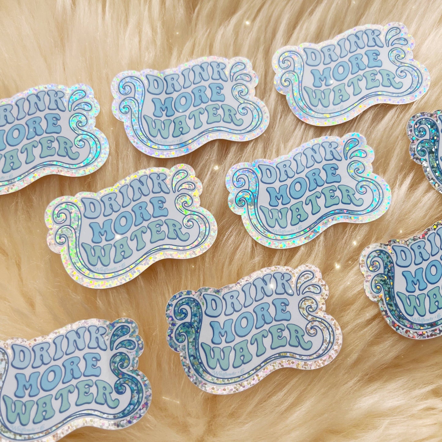 Drink More Water Sticker