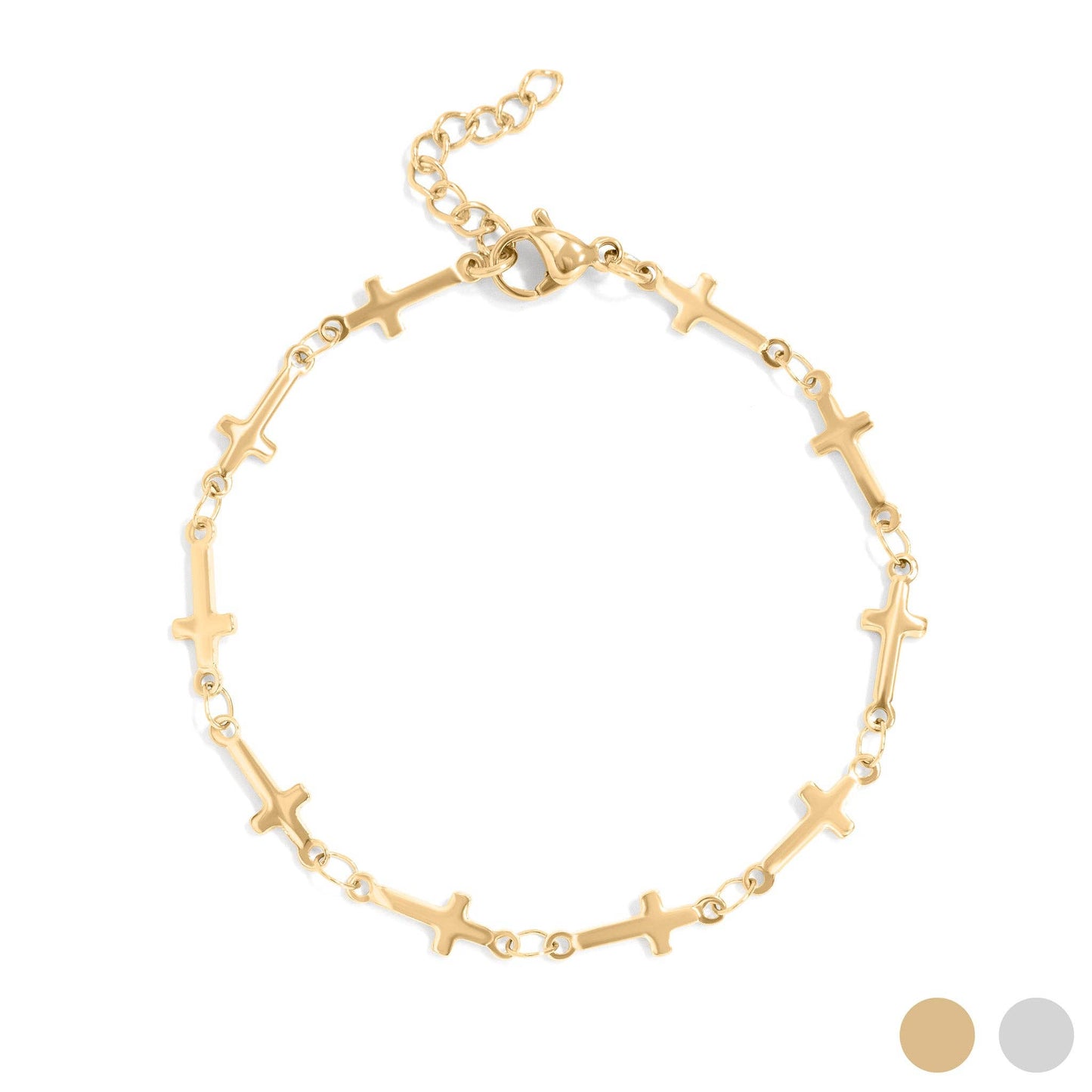 Cross Charm Bracelet