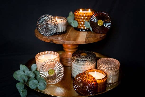 Rose Vanille 15oz Shimmer Candle 2 wick