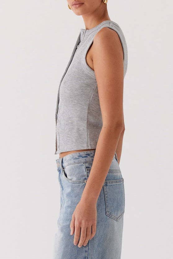 Heather Grey Vest