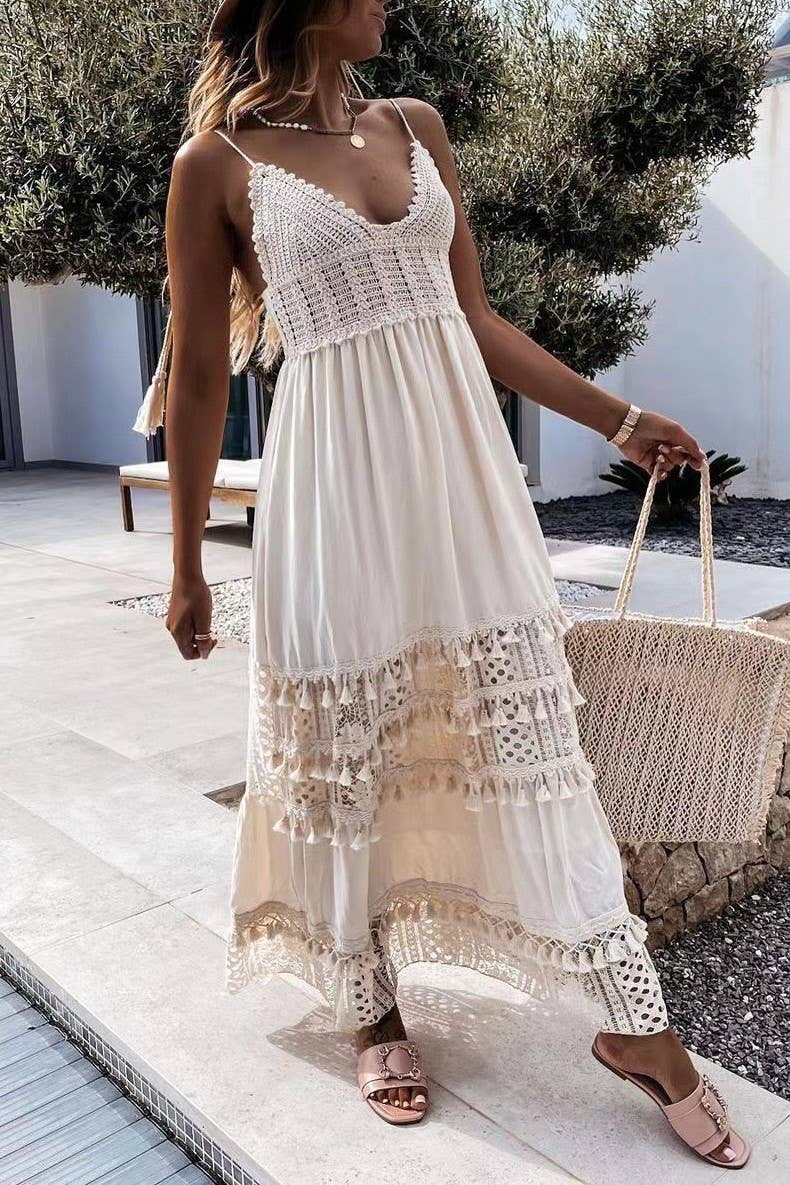 Bohemian Crochet Dress
