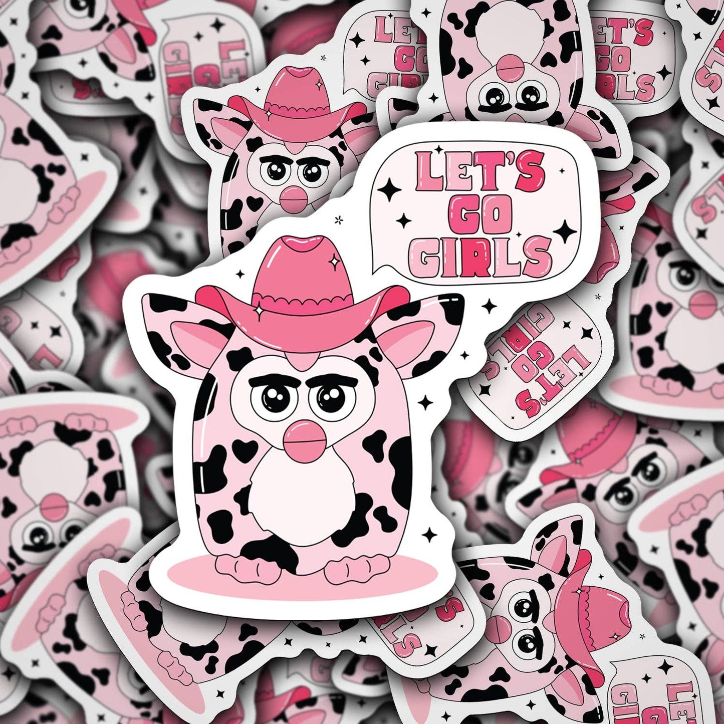 Furbie Let's Go Girls sticker