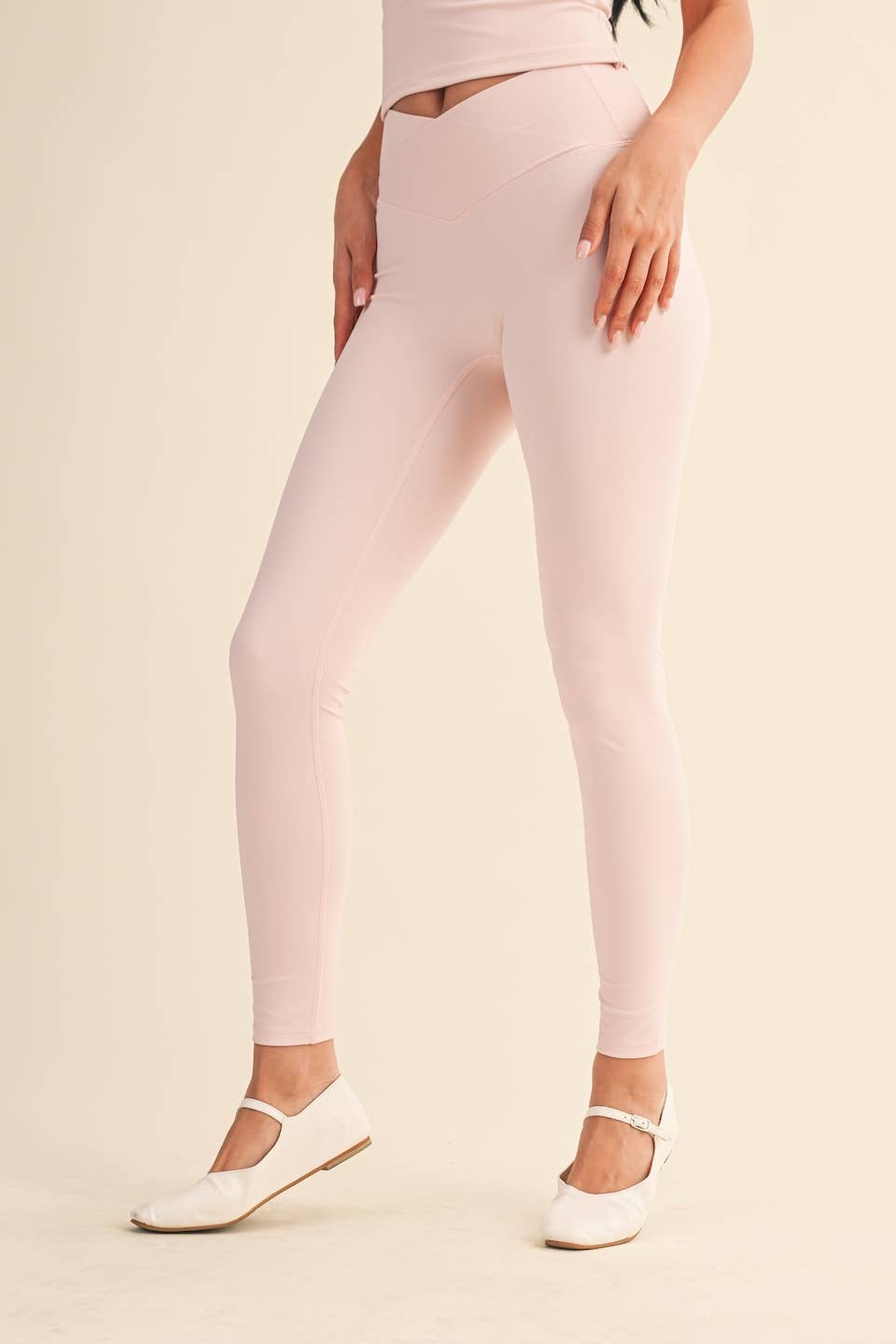 Classic Crossover Legging: Black