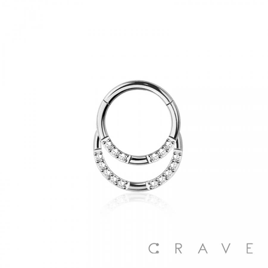 HINGED SEGMENT RING DOUBLE: SS 16g