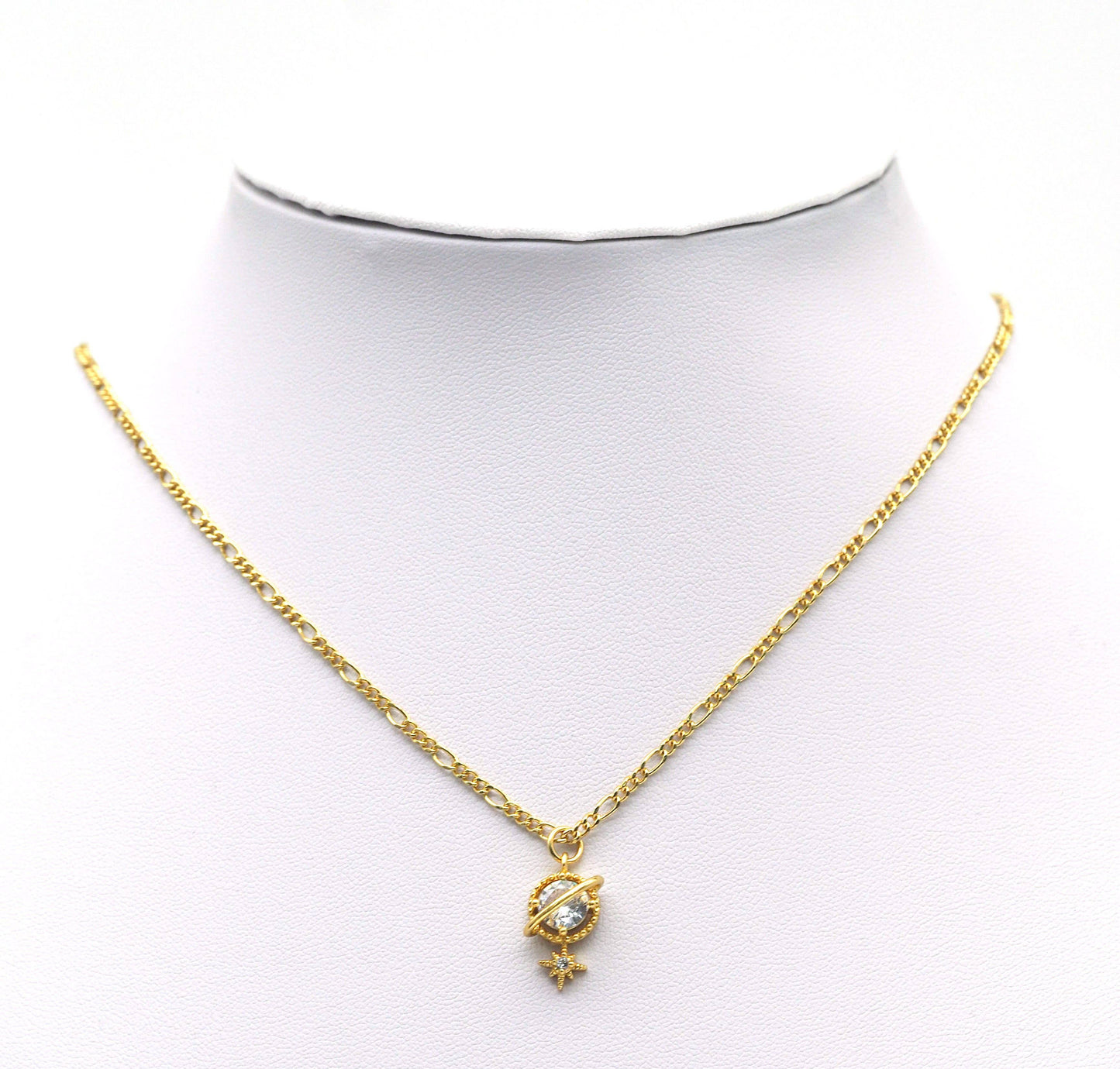 Earth With North Star Charm