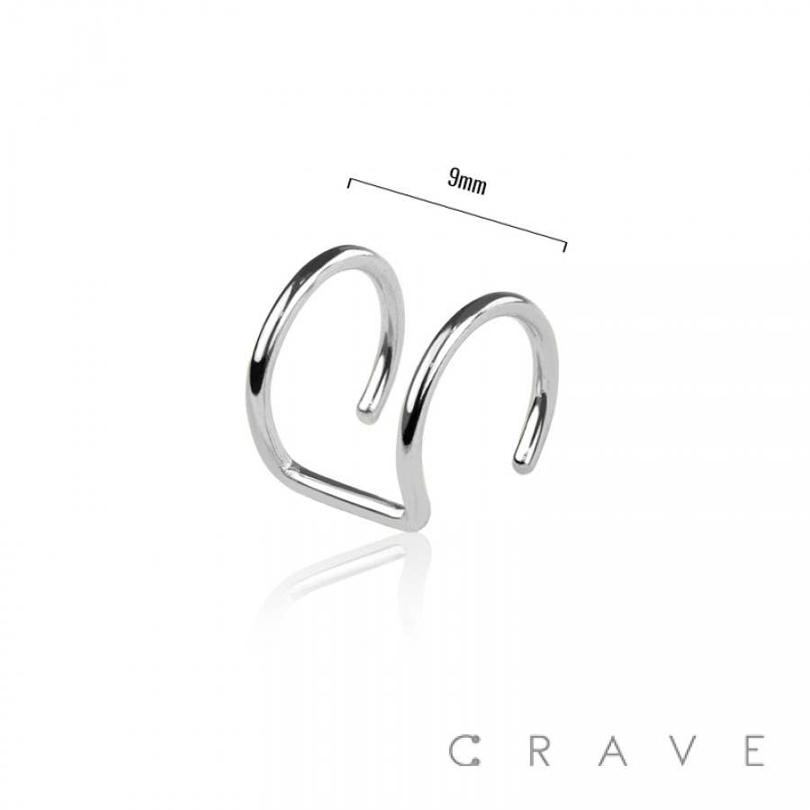 FAKE HOOP LIP, NOSE or HELIX