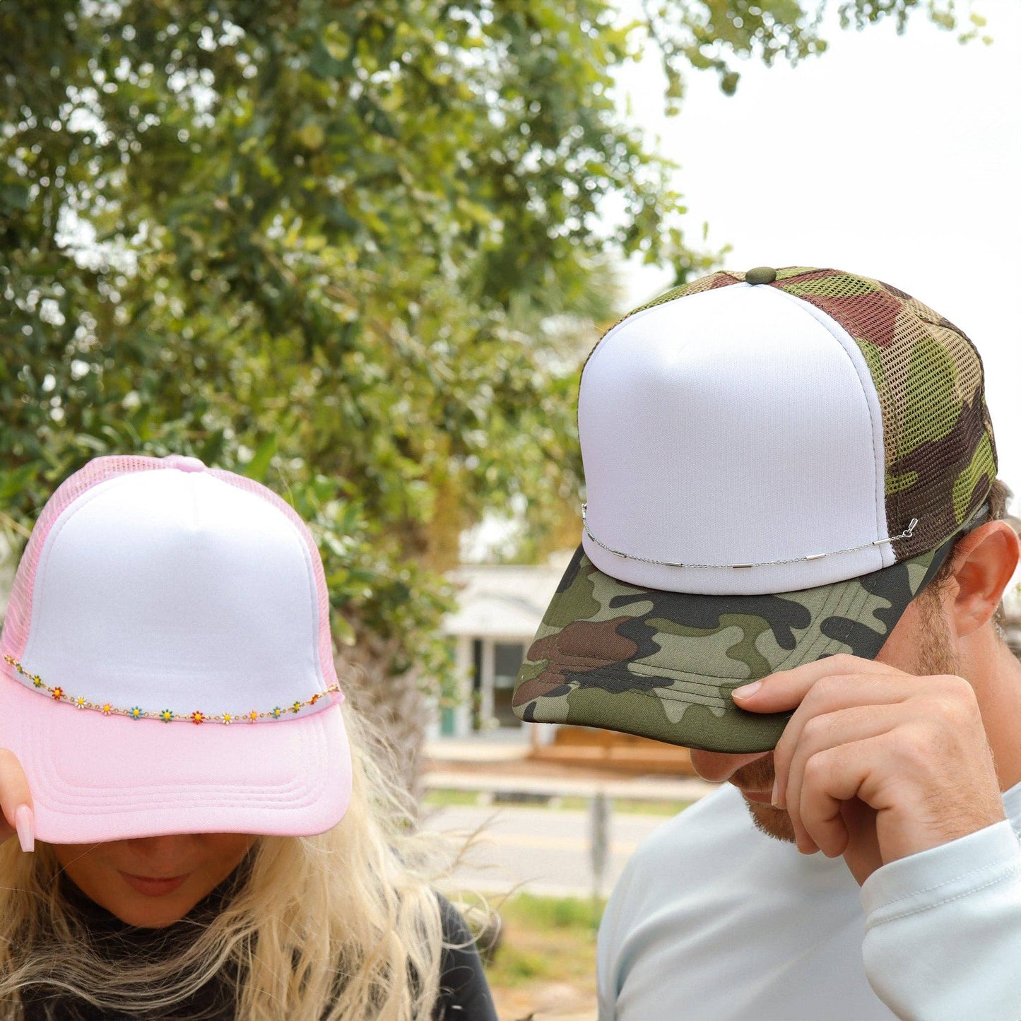 Trucker Hat Daisy Chain