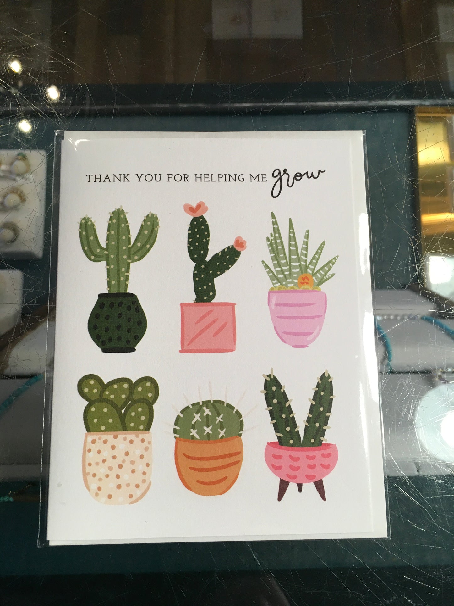 Helping me grow card