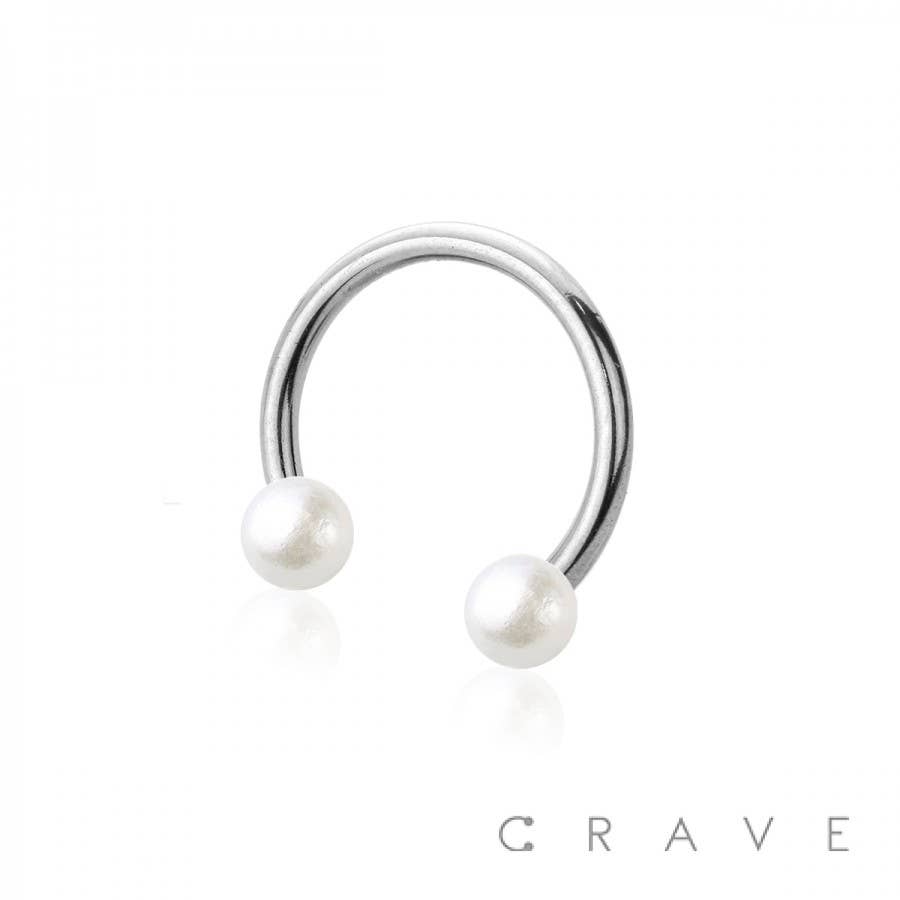 PEARL SEPTUM HORSESHOE
