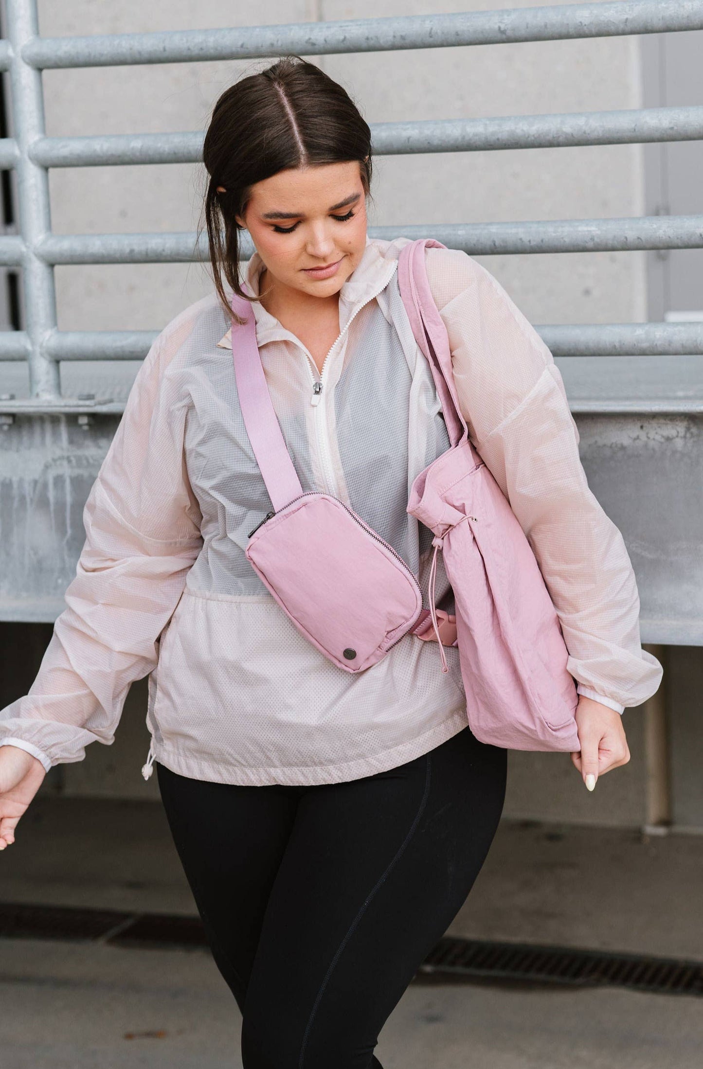 Madison Crossbody/Belt Bag: Pink