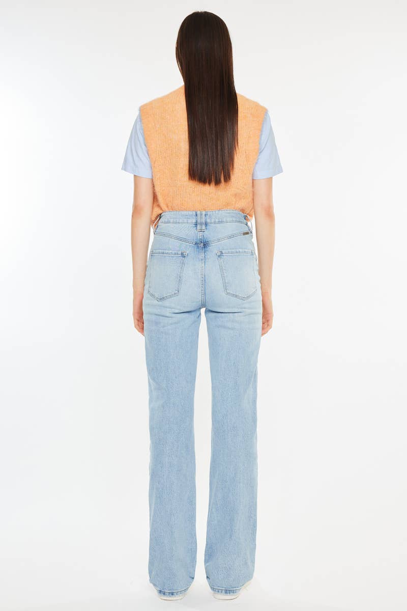 90's High Rise Straight Jeans