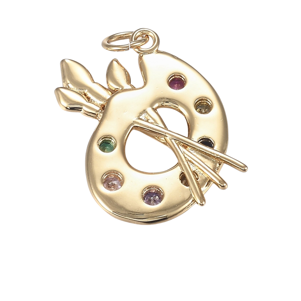 Artist Palette Charm