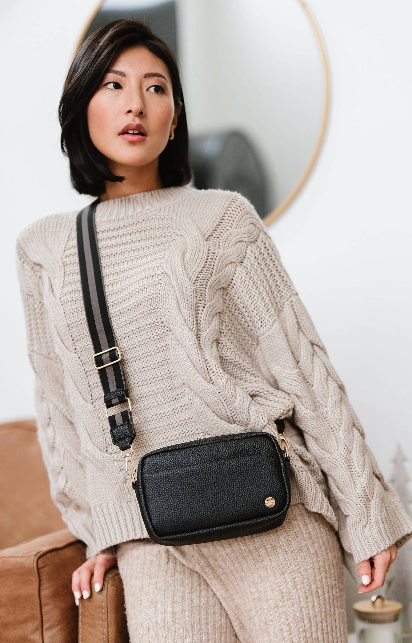 Willow Crossbody/Belt Bag: Powder blue
