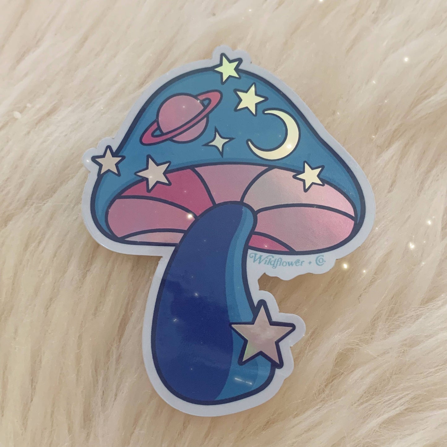 Cosmic Mushroom Sticker