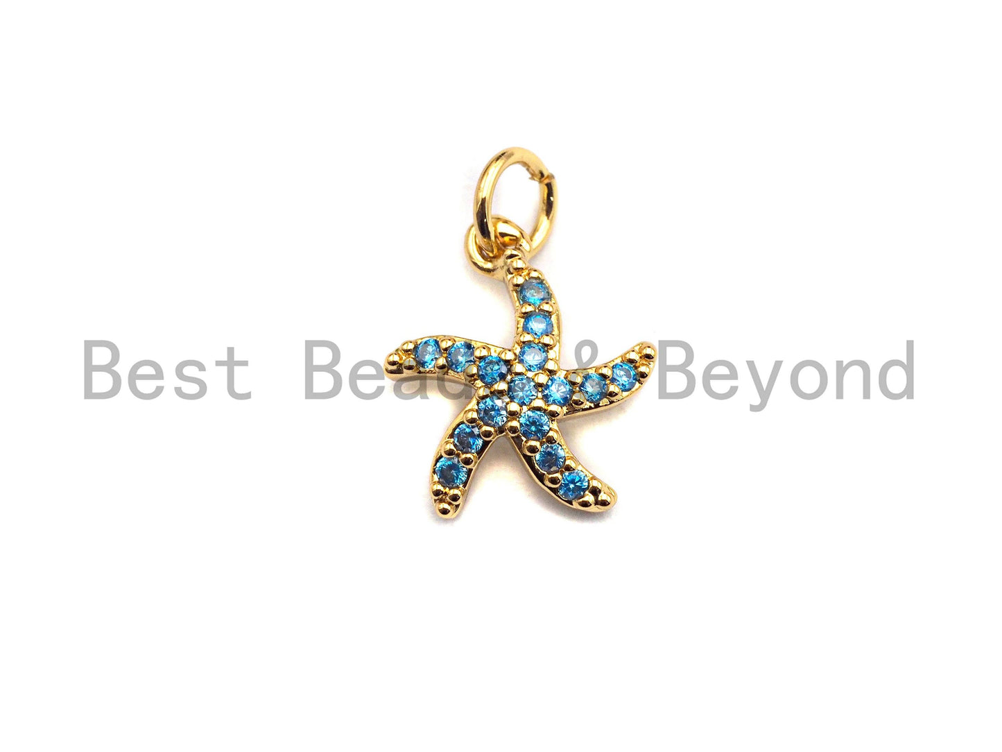 Turquoise Starfish Charm