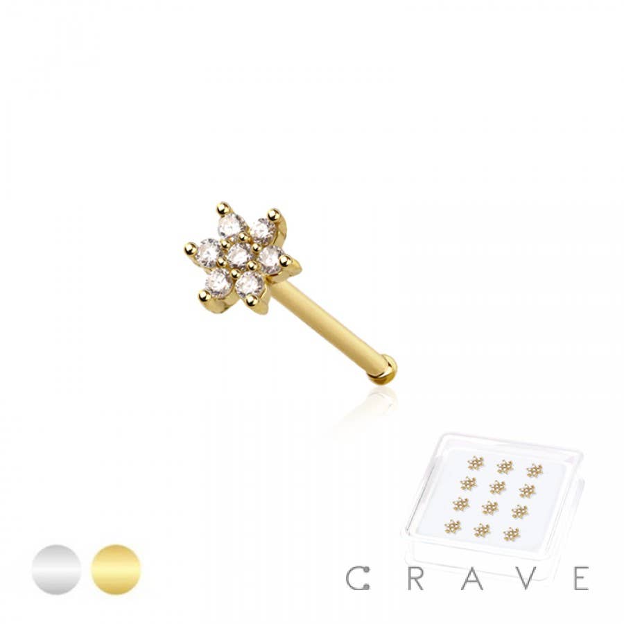 NOSE BONE STUD: GOLD