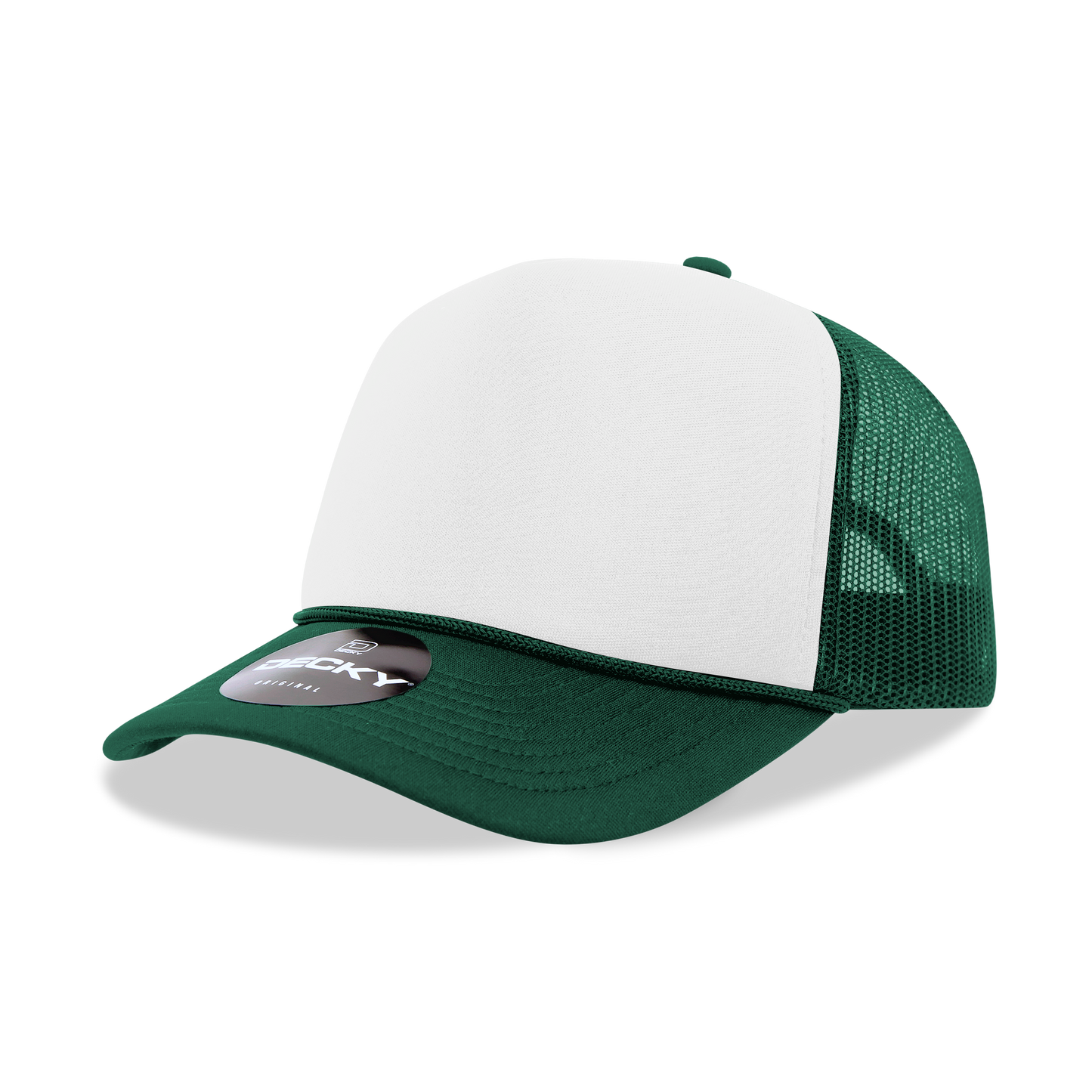 Adult Foam Trucker Hat -For/Wht/For