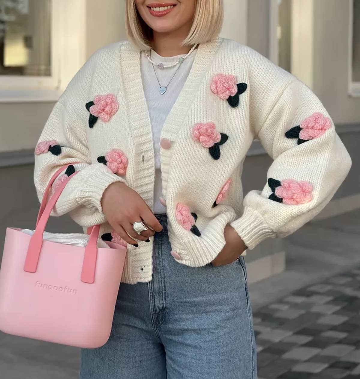Rose Knit Sweater