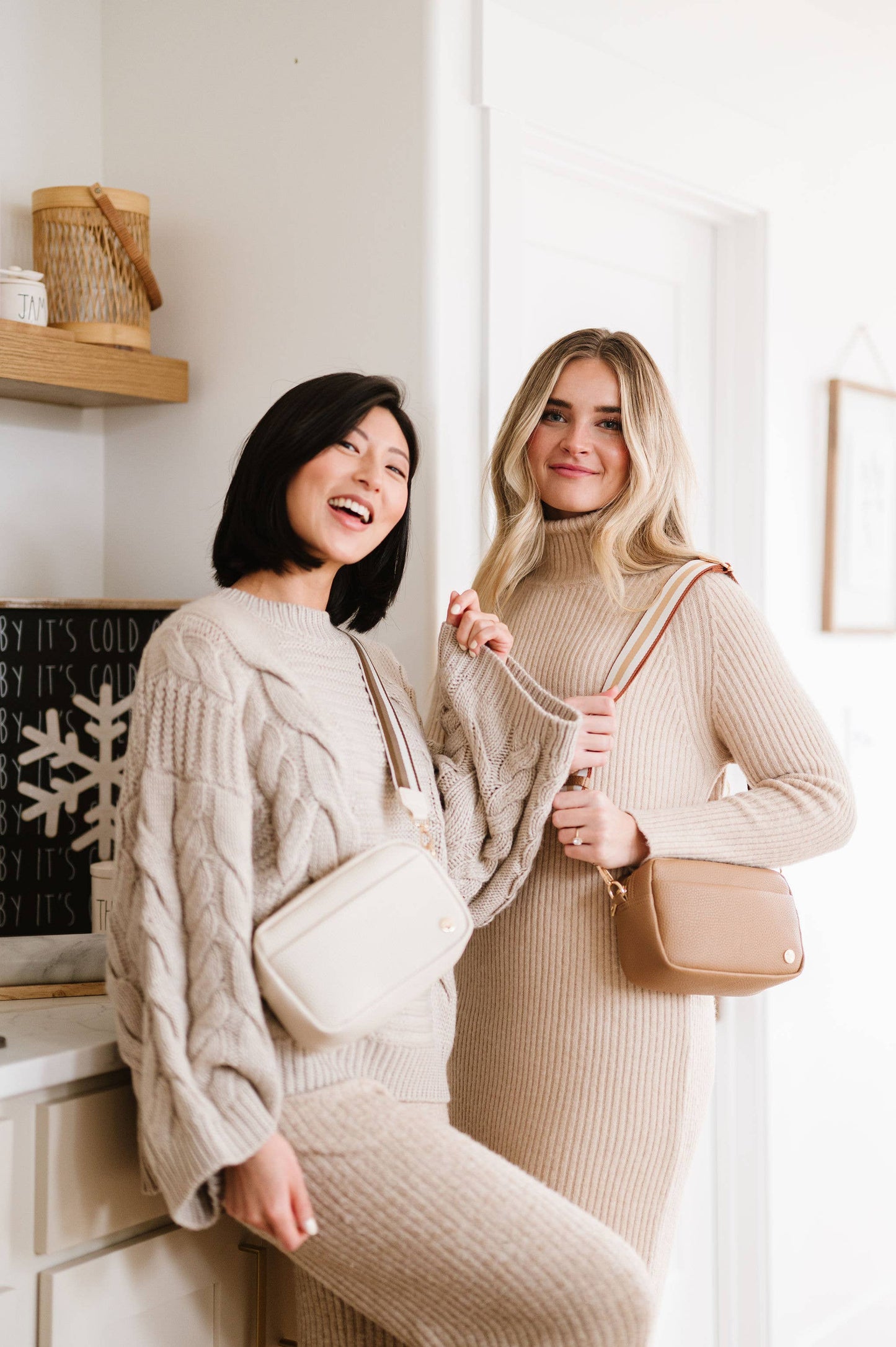 Willow Crossbody/Belt Bag: Powder blue