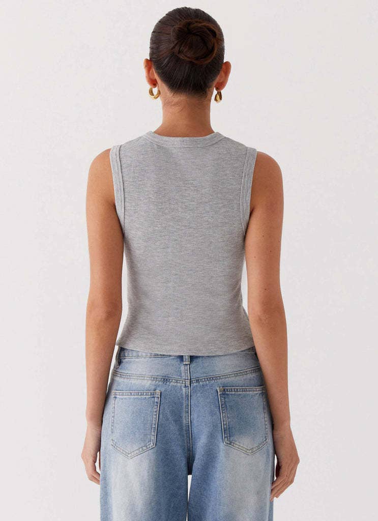 Heather Grey Vest