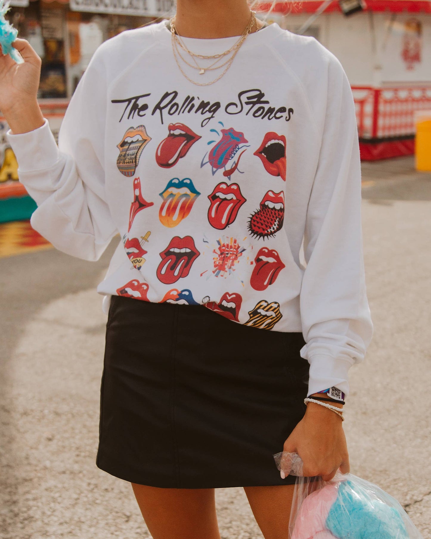 Rolling Stones Licks Over Time Sweatshirt