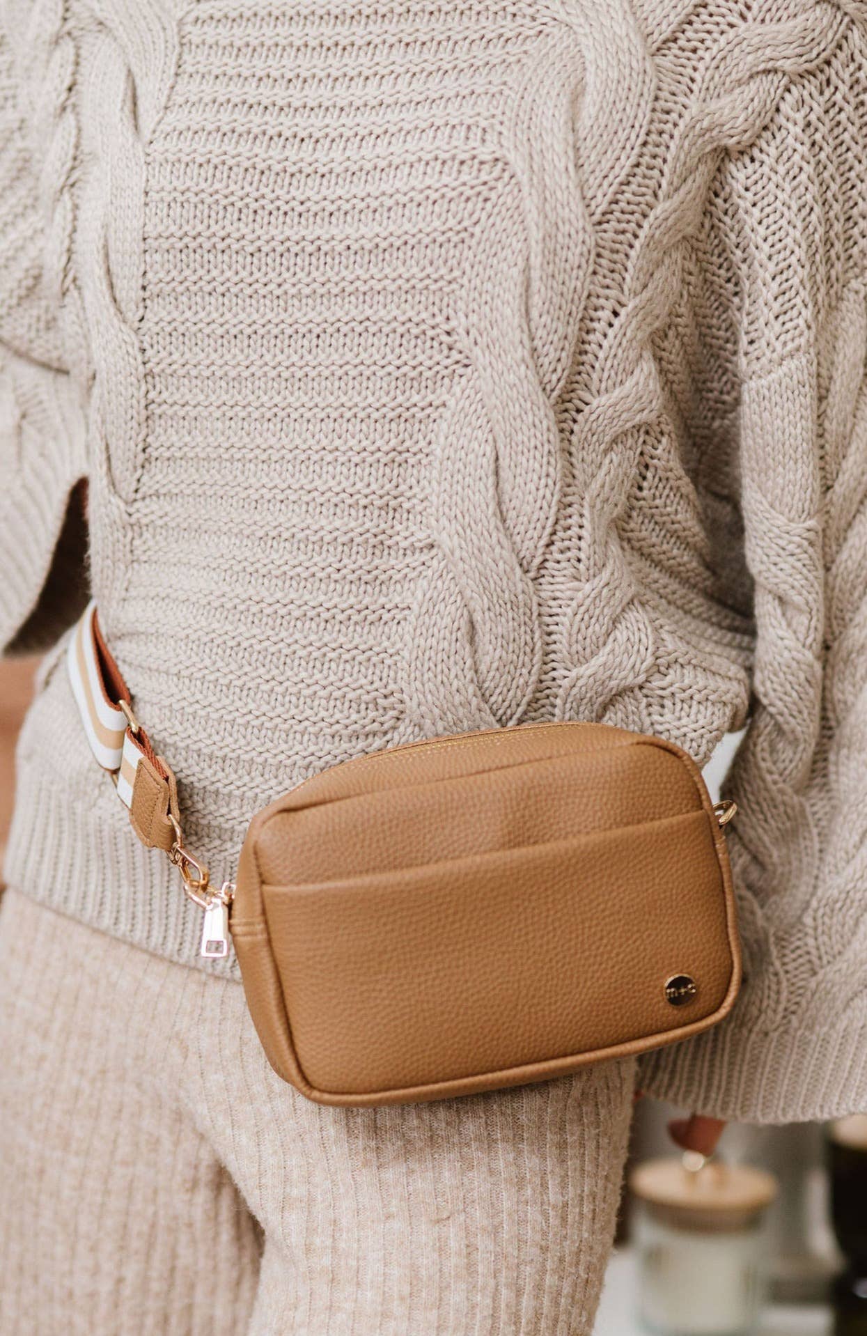 Willow Crossbody/Belt Bag: Blush Pink