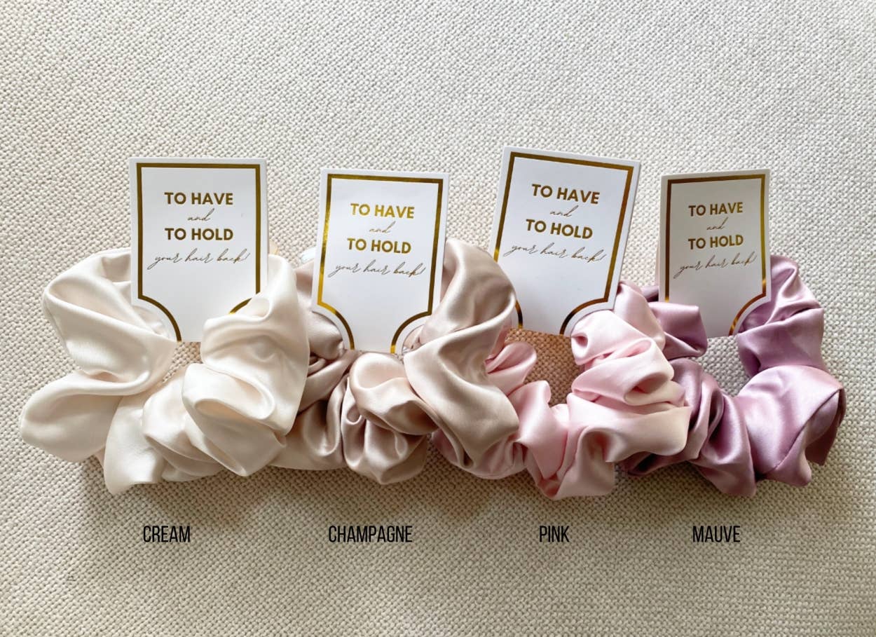 Silk Satin Scrunchie