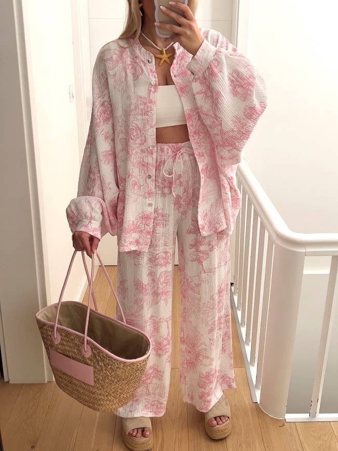 Floral Lounge Set