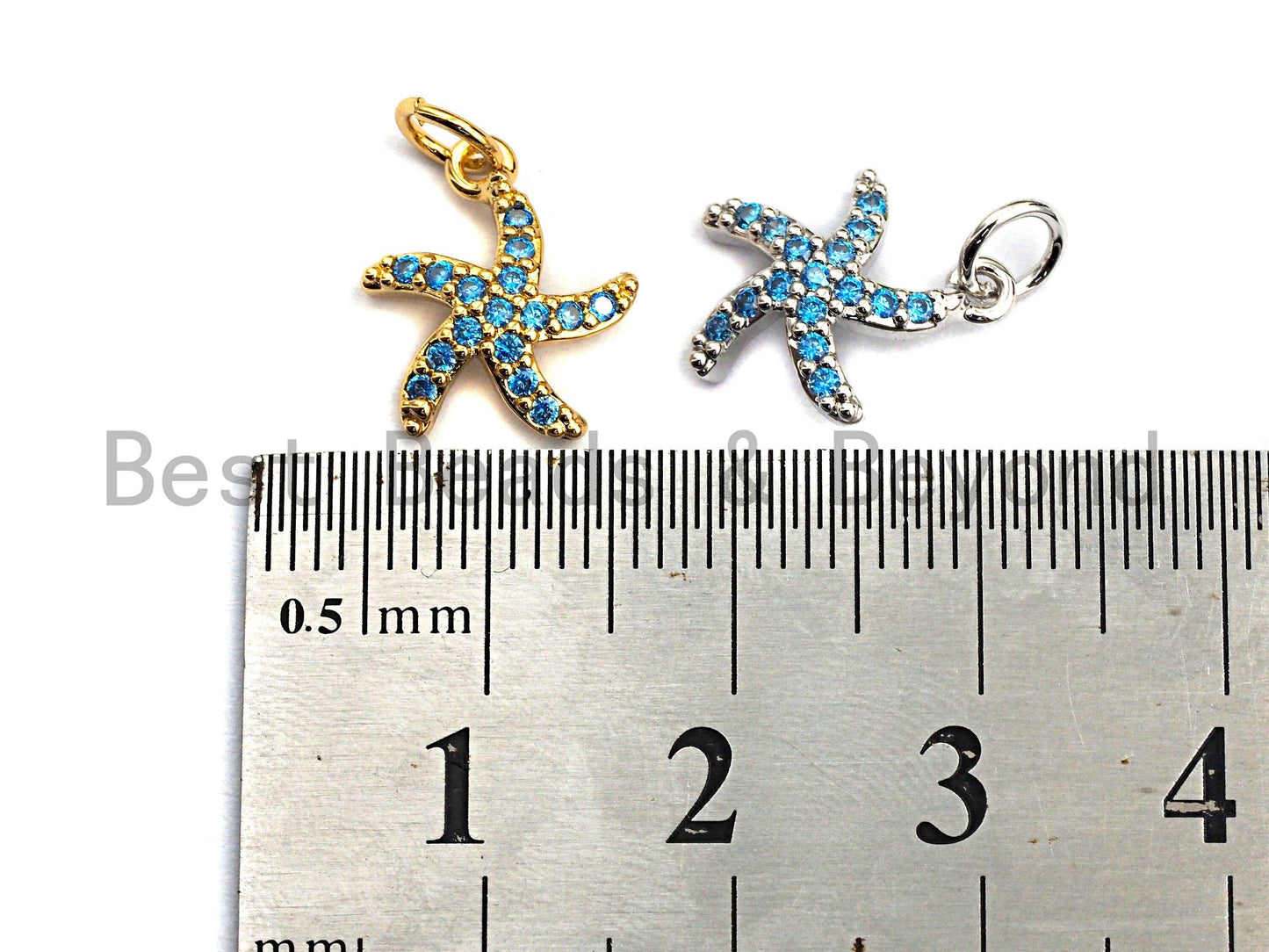Turquoise Starfish Charm