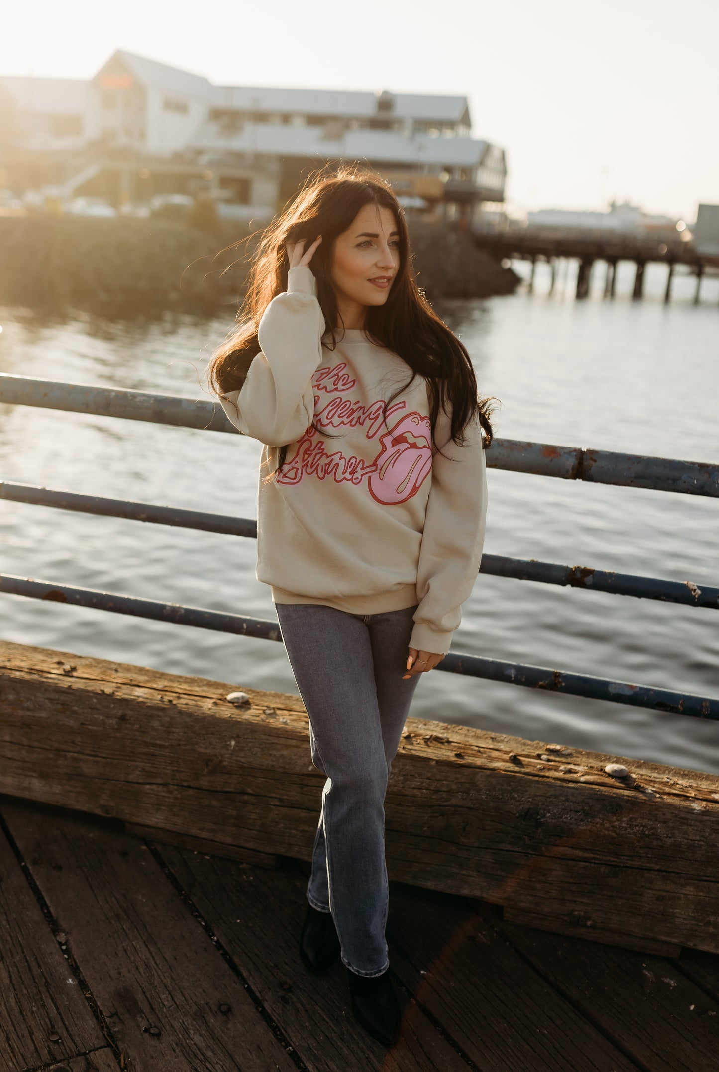 Rolling Stones Puff Ink Sweatshirt