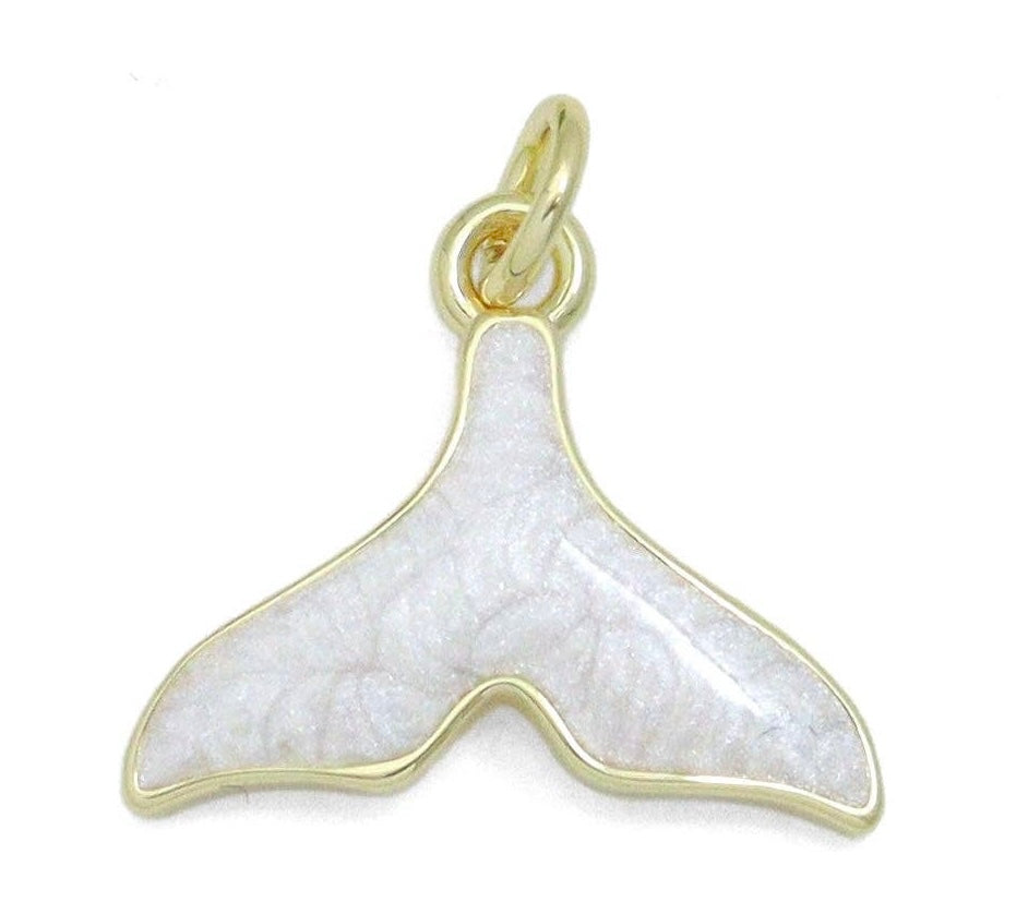 Whale tail charm