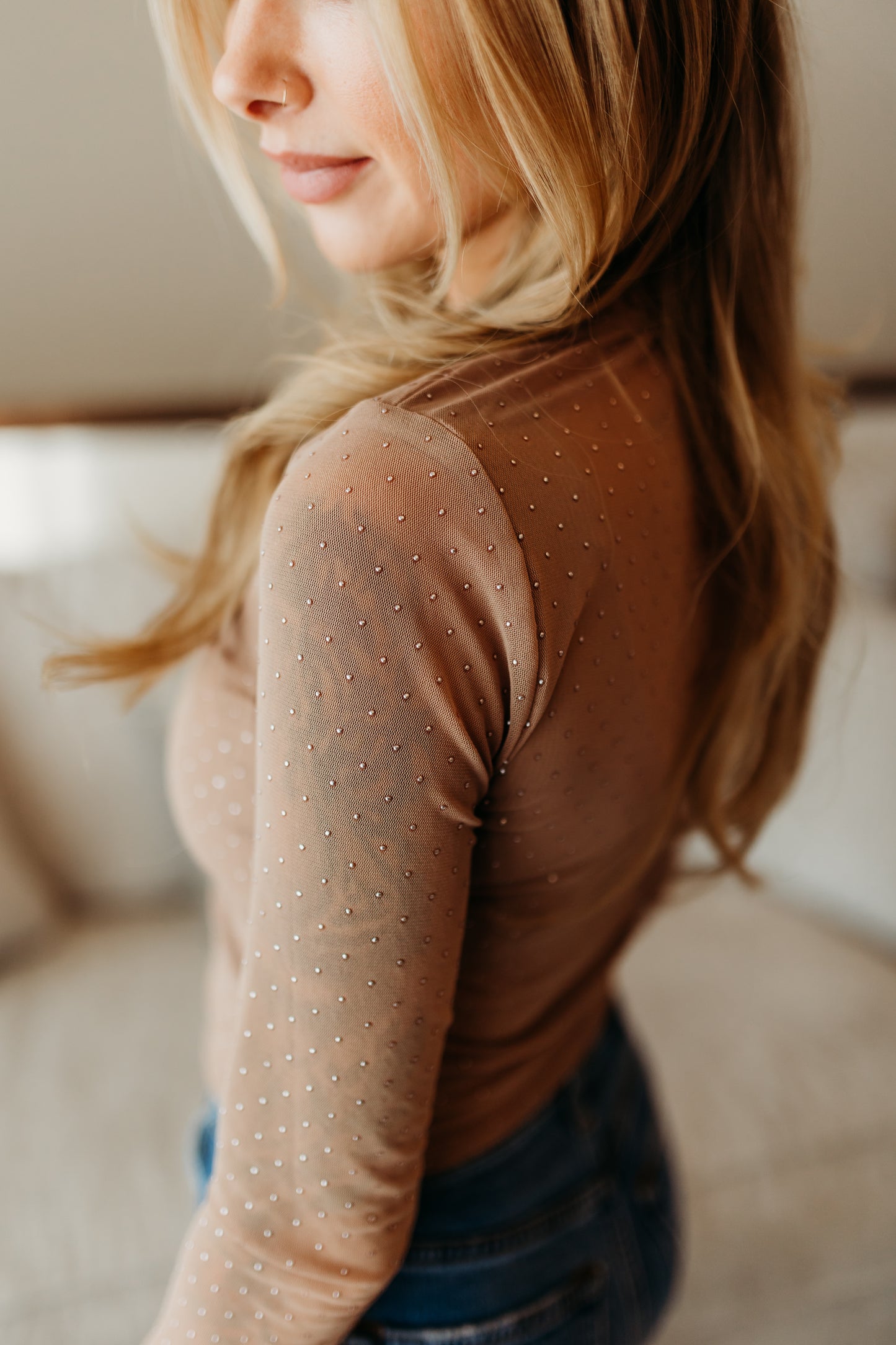 AMANDA MESH TOP