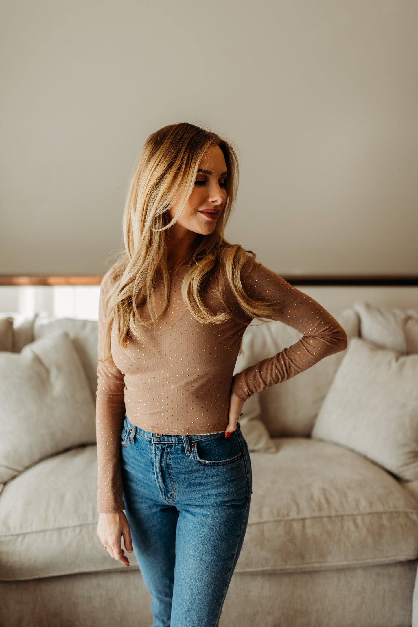 AMANDA MESH TOP