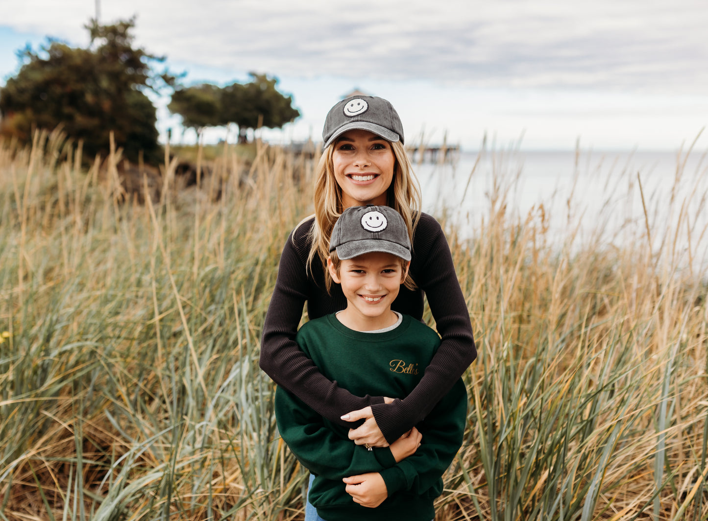 Smiley Face Matching Kids/Adults Hats