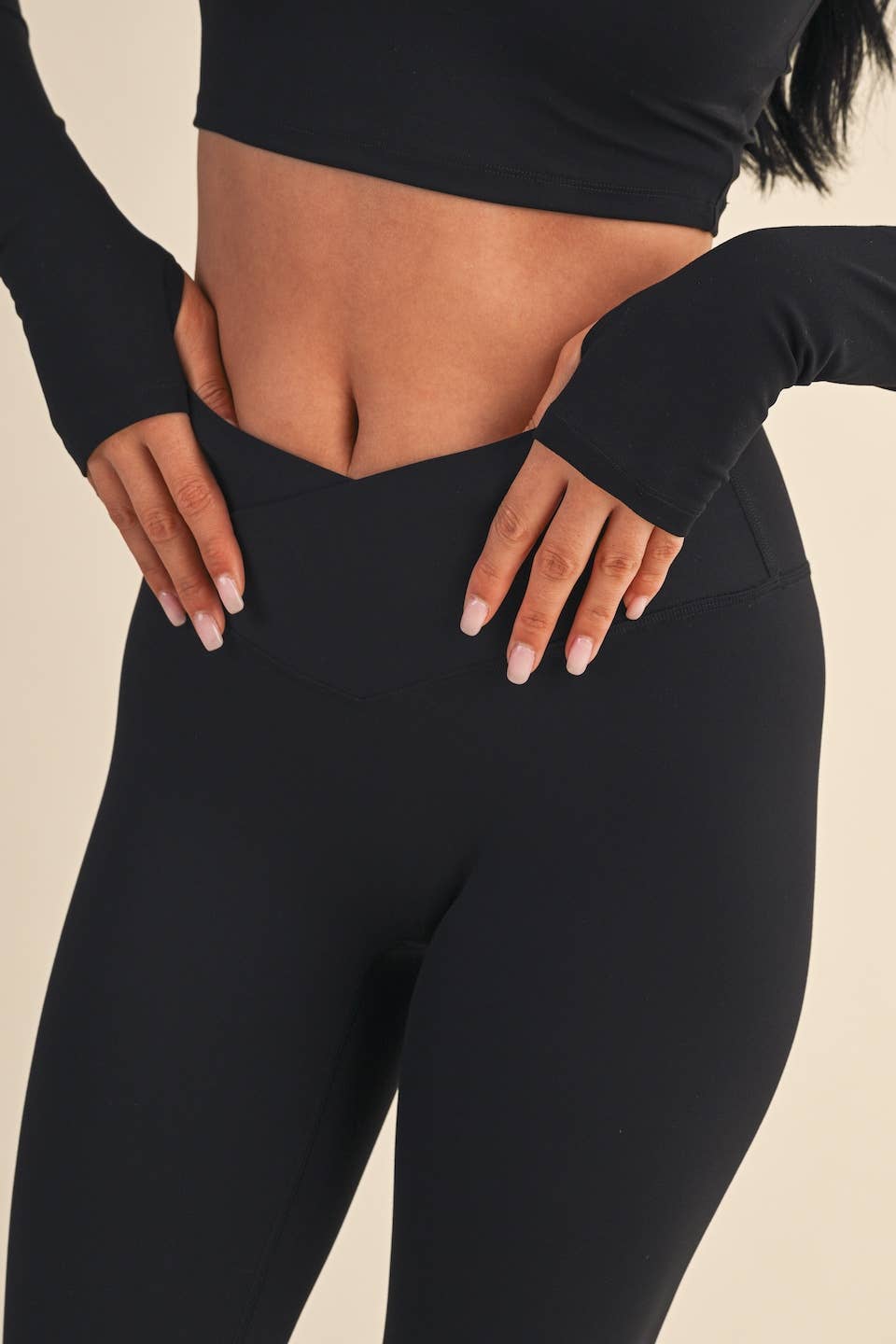 Classic Crossover Legging: Chocolate