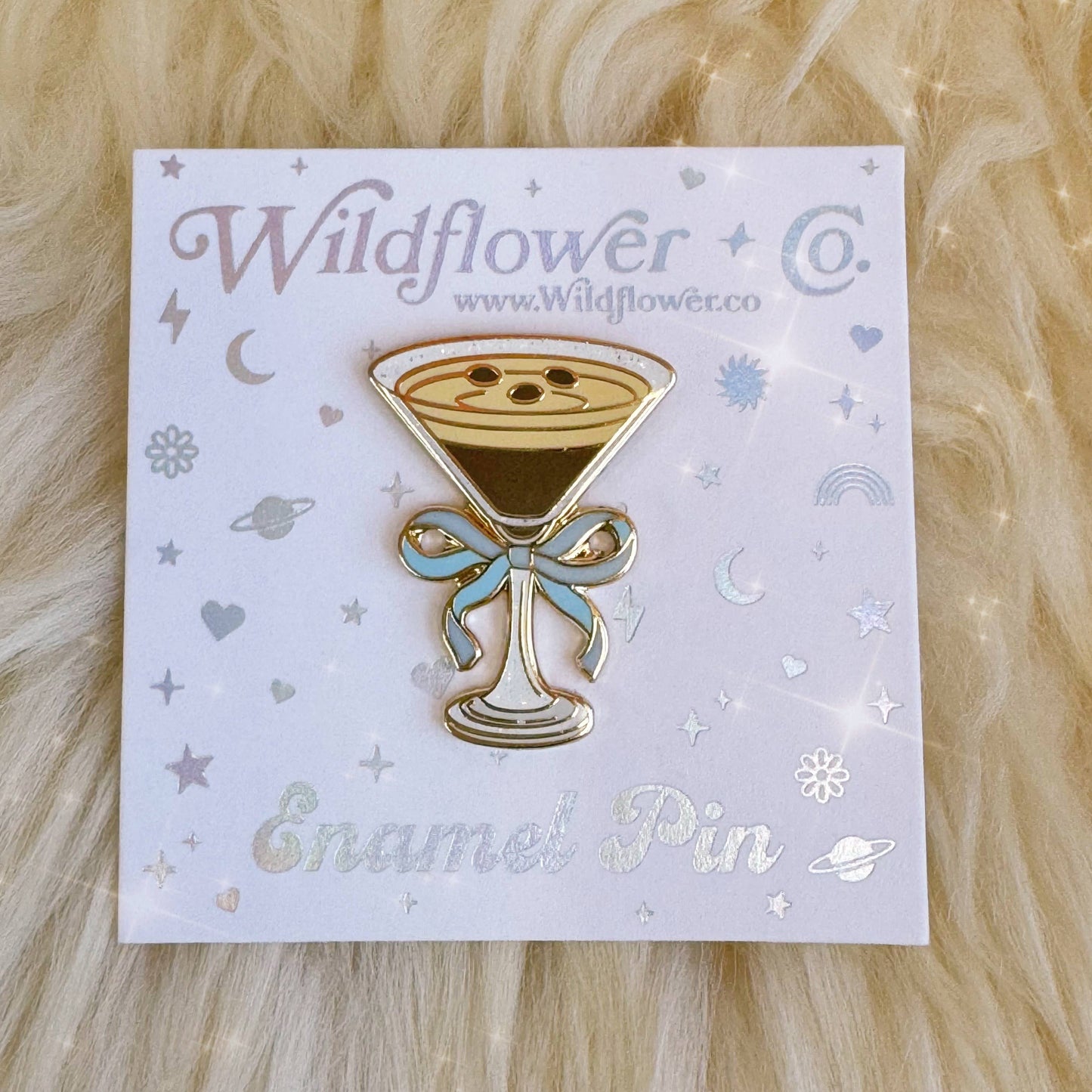 Espresso Martini Enamel Pin