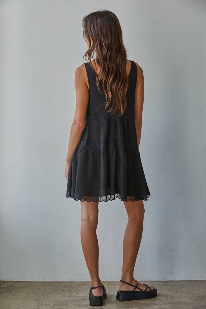 Plunging Stella Mini Dress