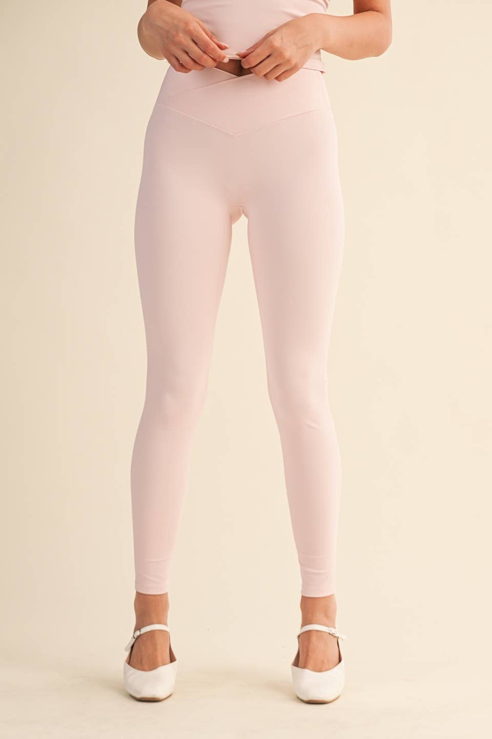 Classic Crossover Legging: Black