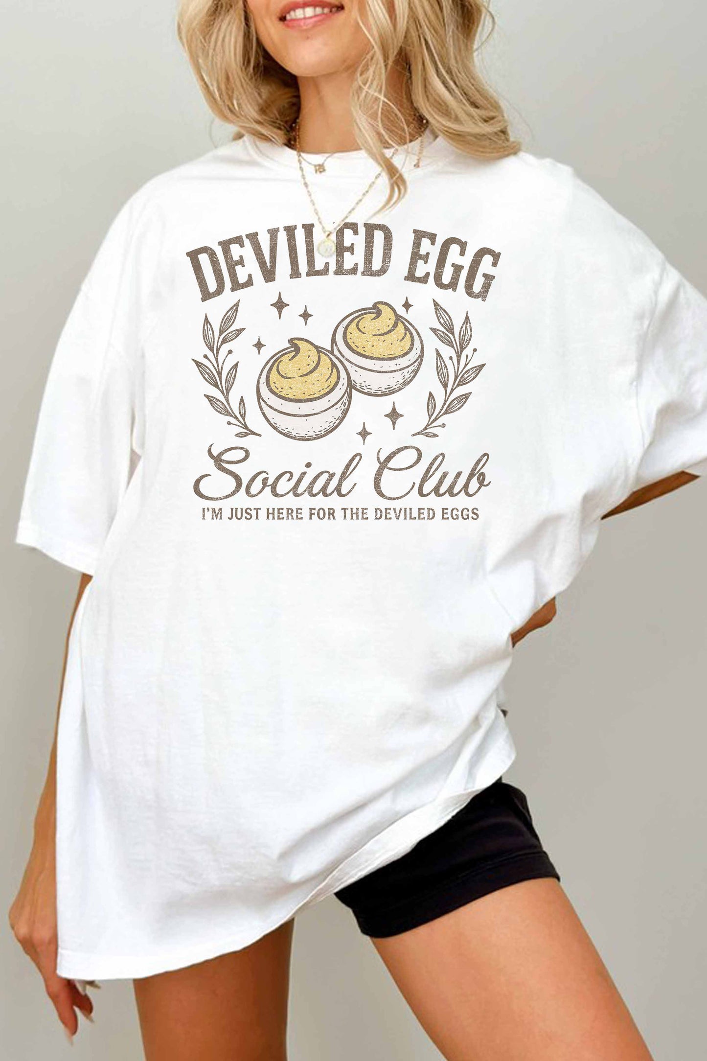 DEVILED EGG SOCIAL CLUB TEE