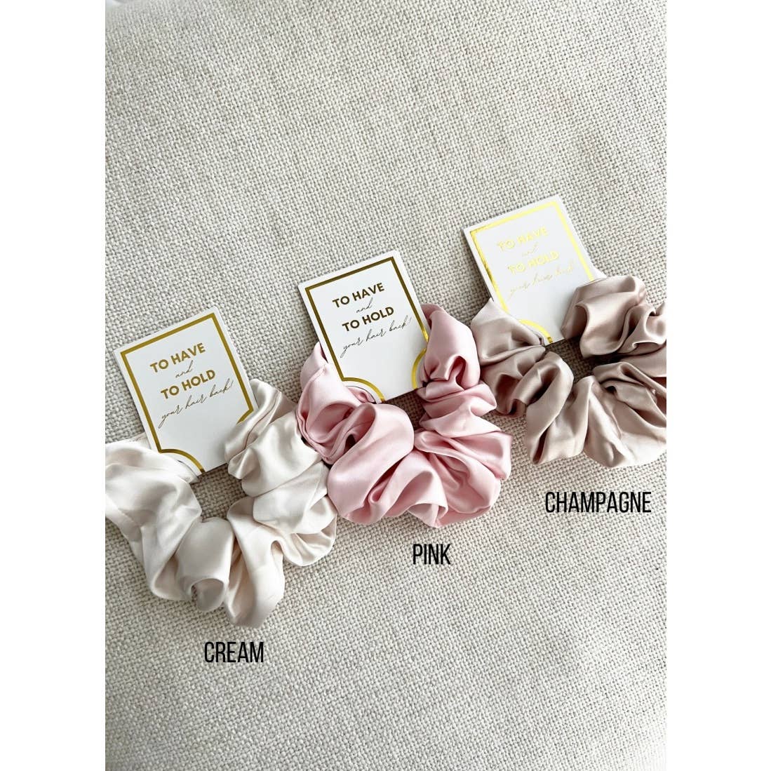 Silk Satin Scrunchie