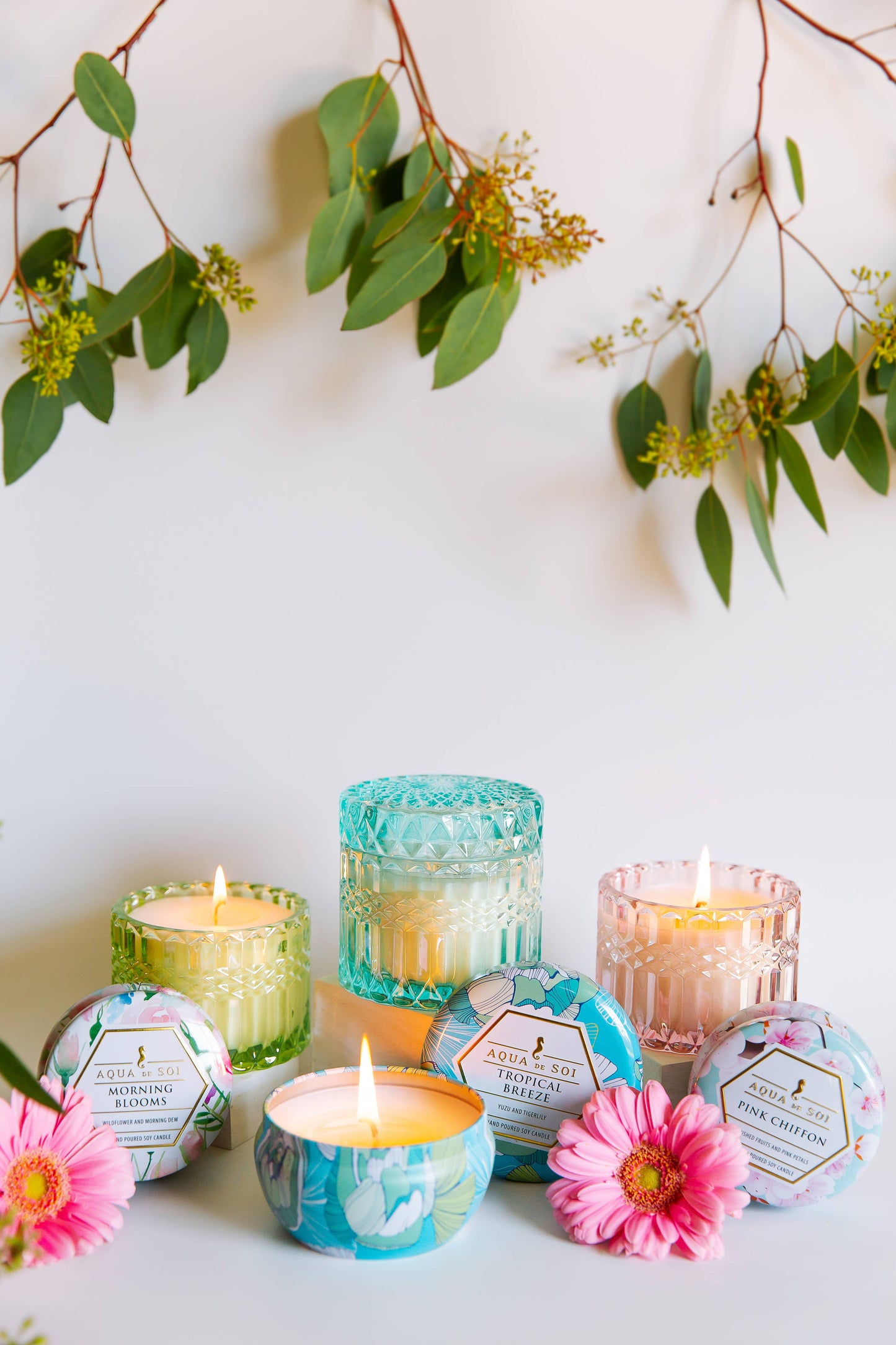 Tropical Breeze 15oz Shimmer Candle 2 wick