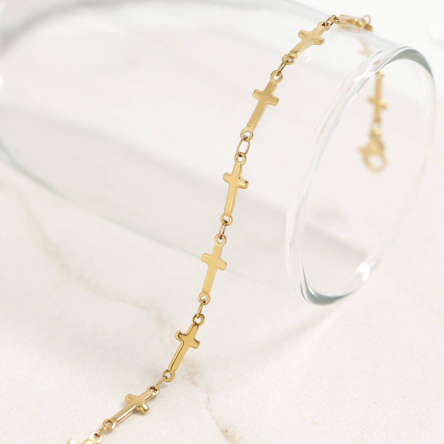 Cross Charm Bracelet
