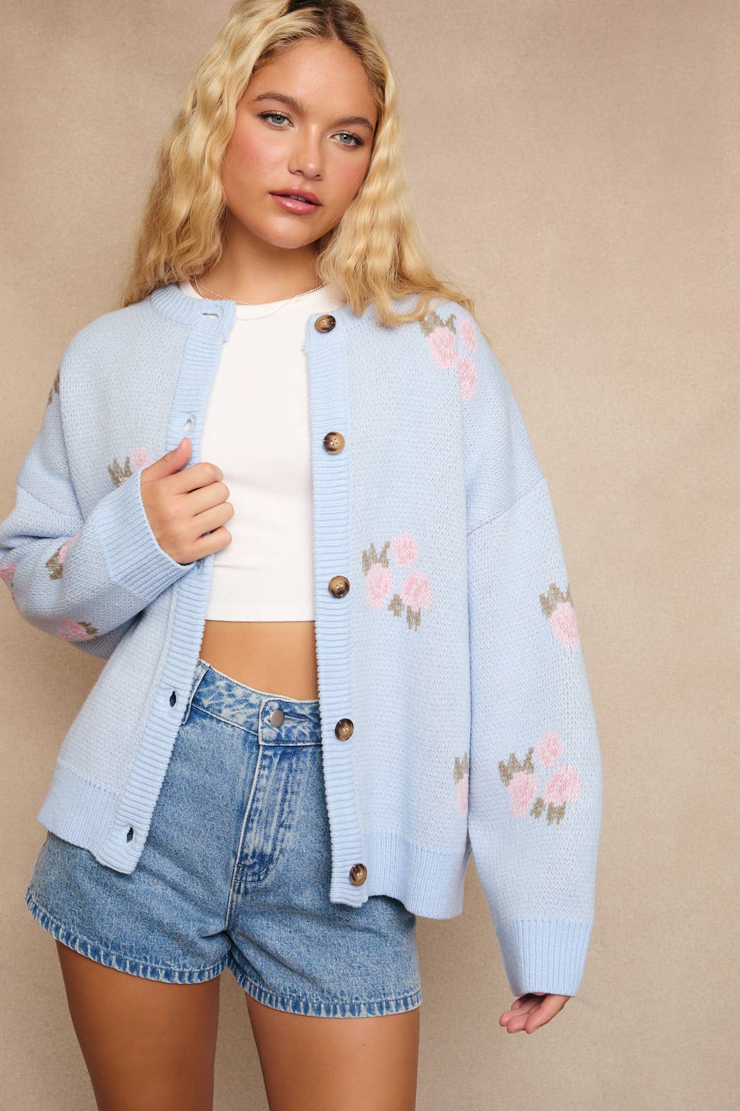 Icy Rose Cardi