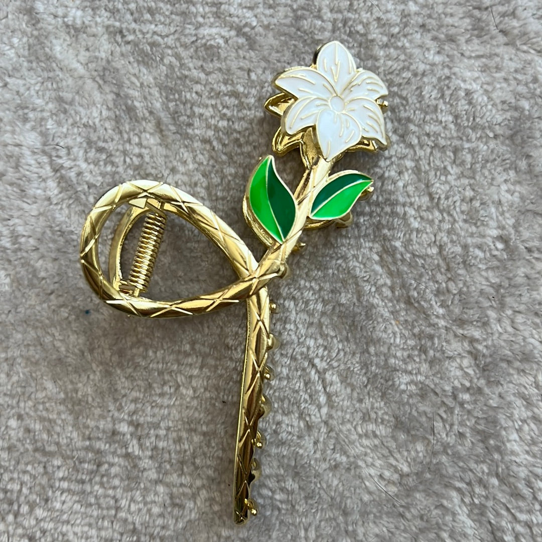 Flower Claw Clip