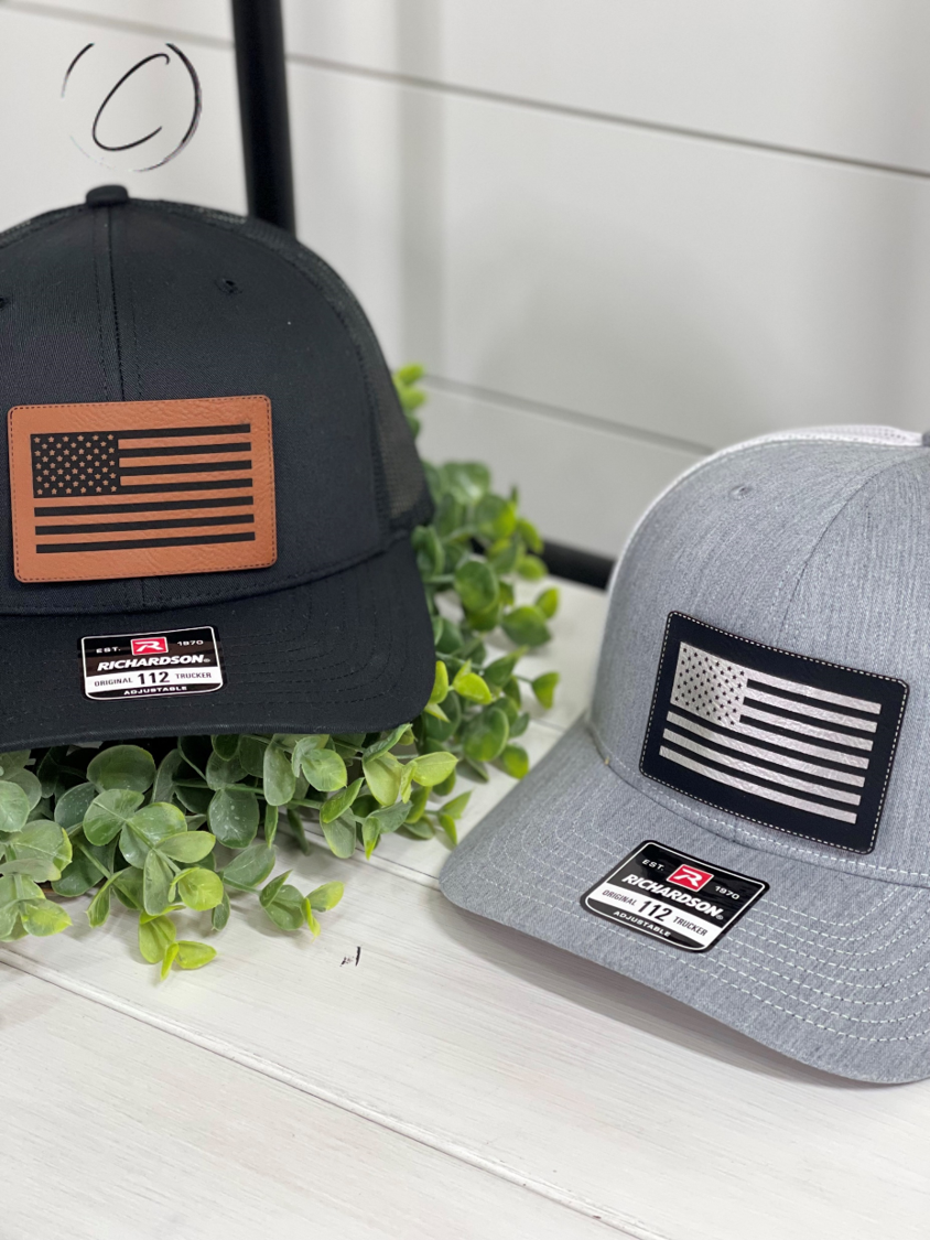 Youth American Flag Or State Patch Snapback Hat