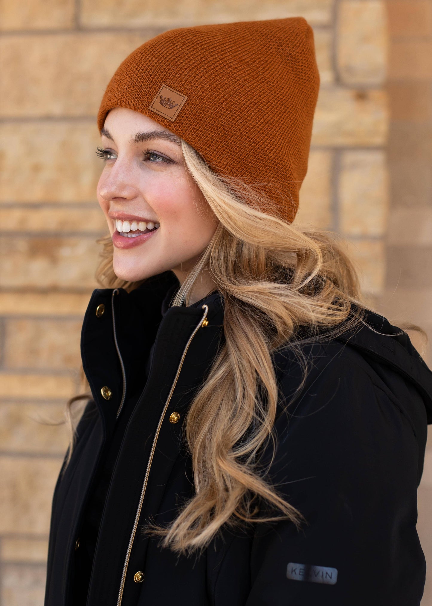 Tobacco Slouchy Beanie