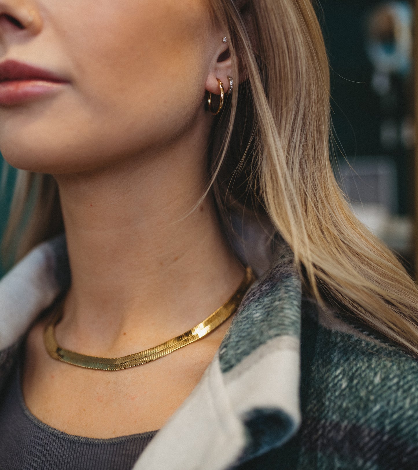 14k Gold Filled Herringbone Chain