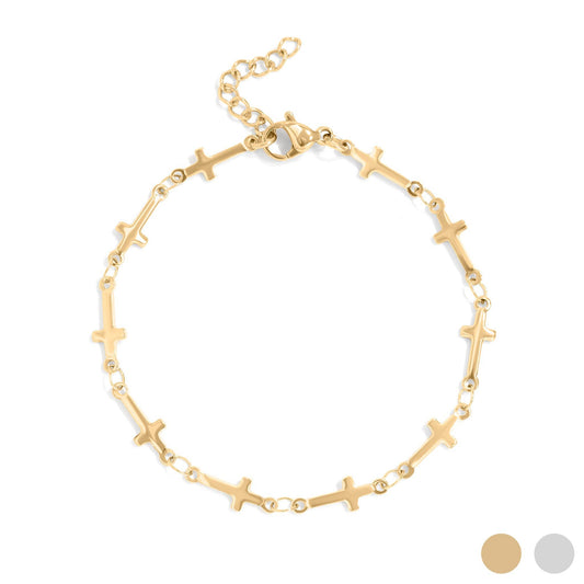 Cross Charm Bracelet