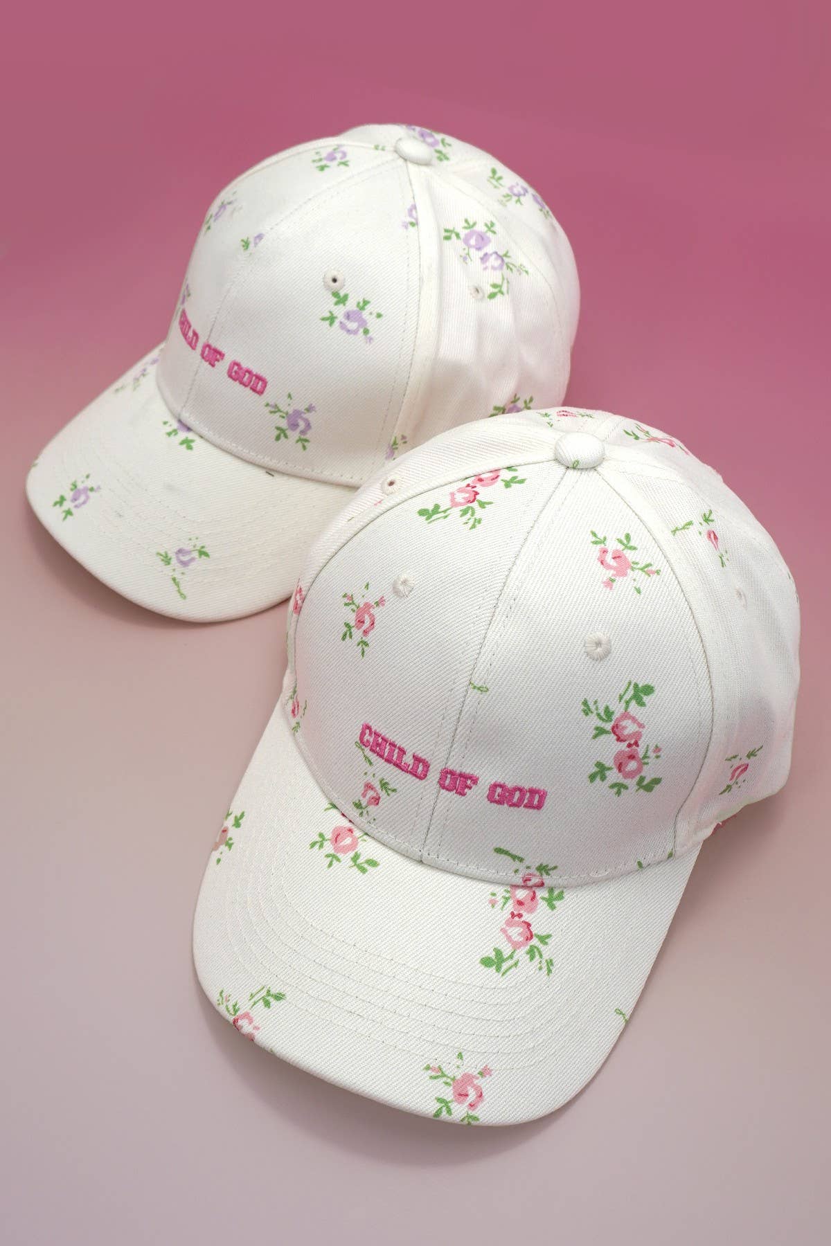 FLORAL CHILD OF GOD BASEBALL CAP