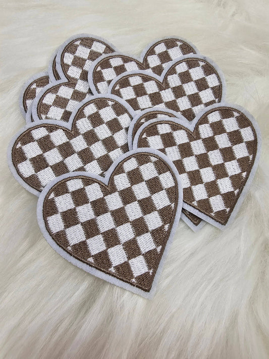 Checkered Heart Patch